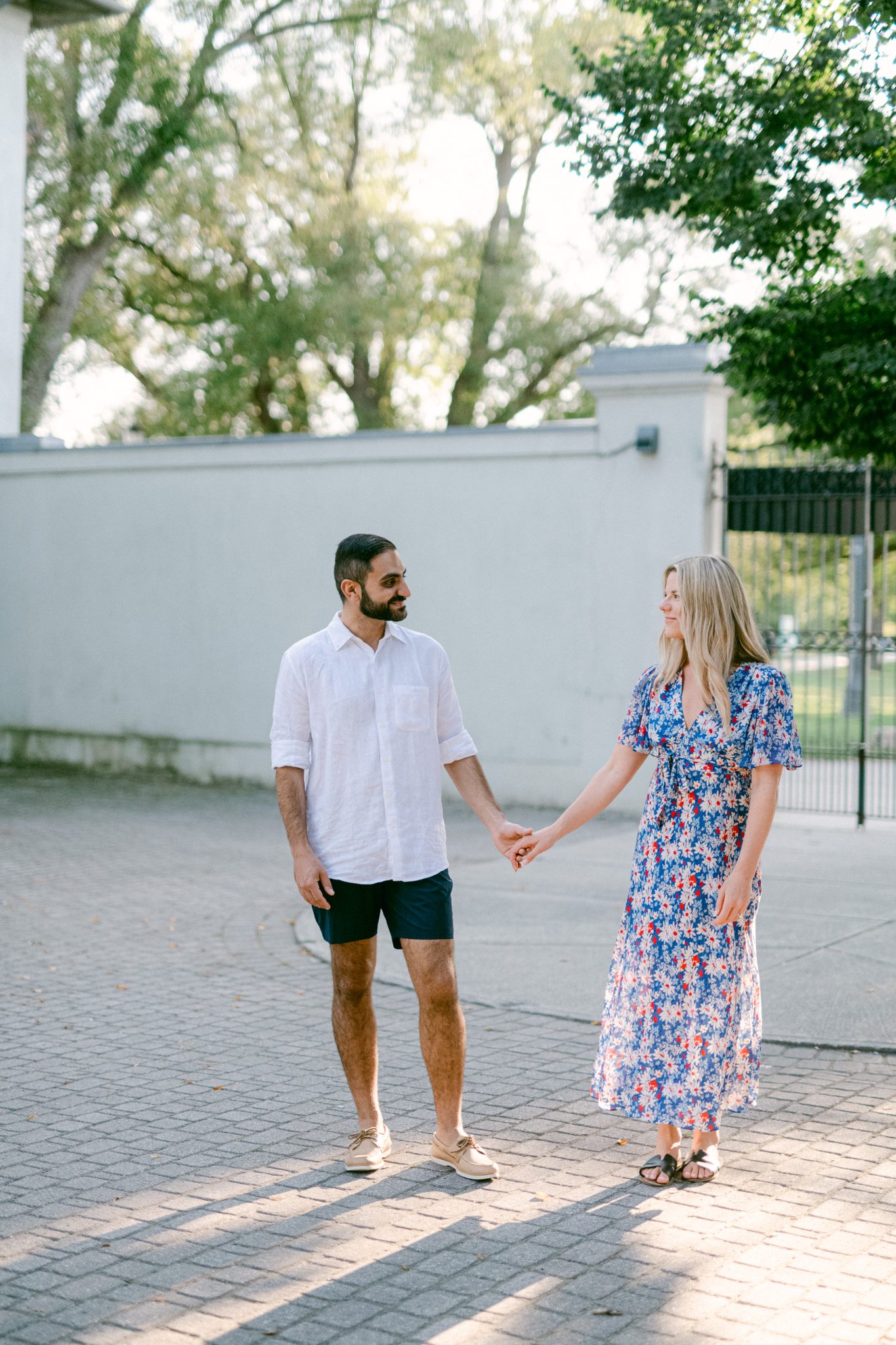downtown Toronto summer engagement session