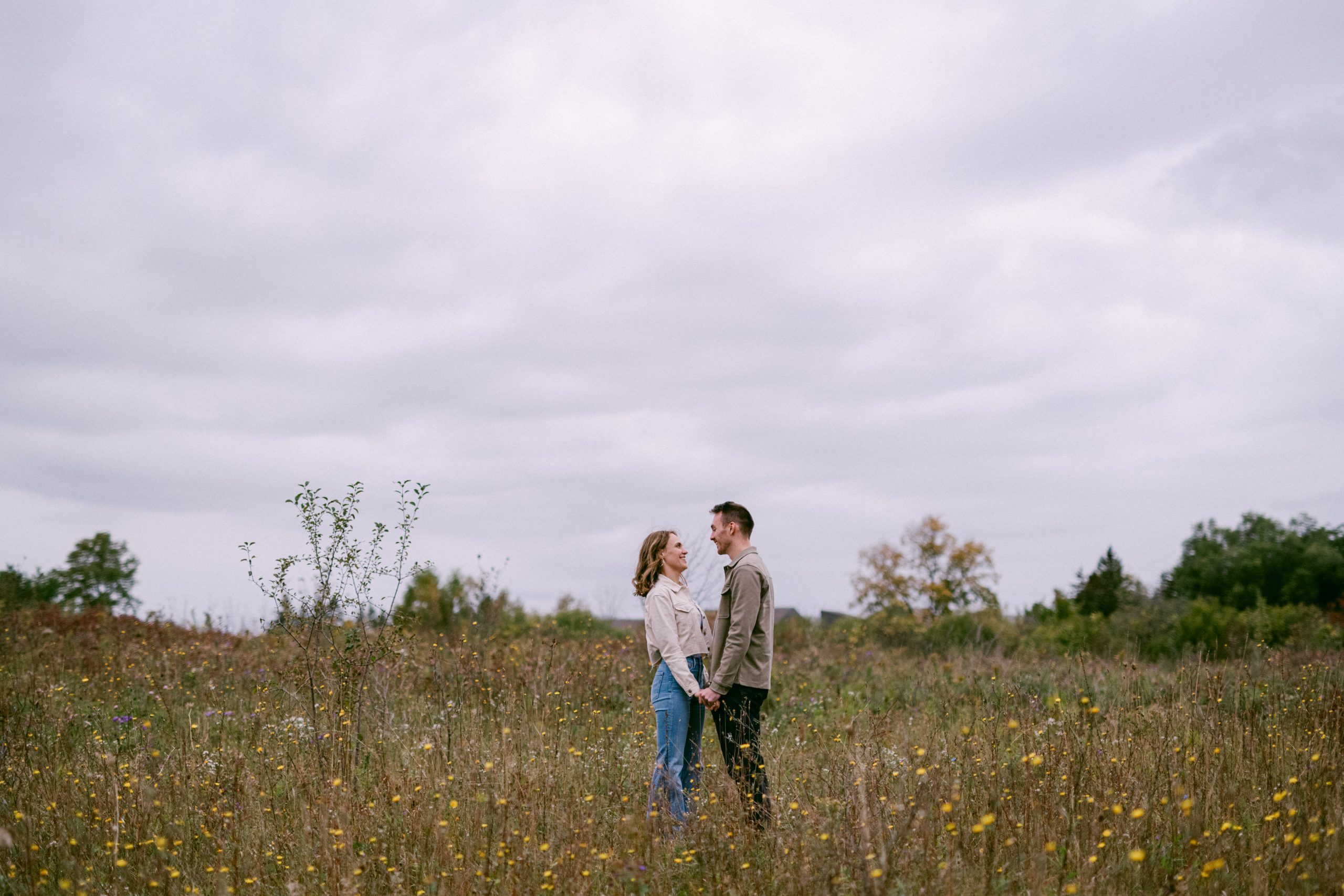 Cozy Fall Engagement Photos