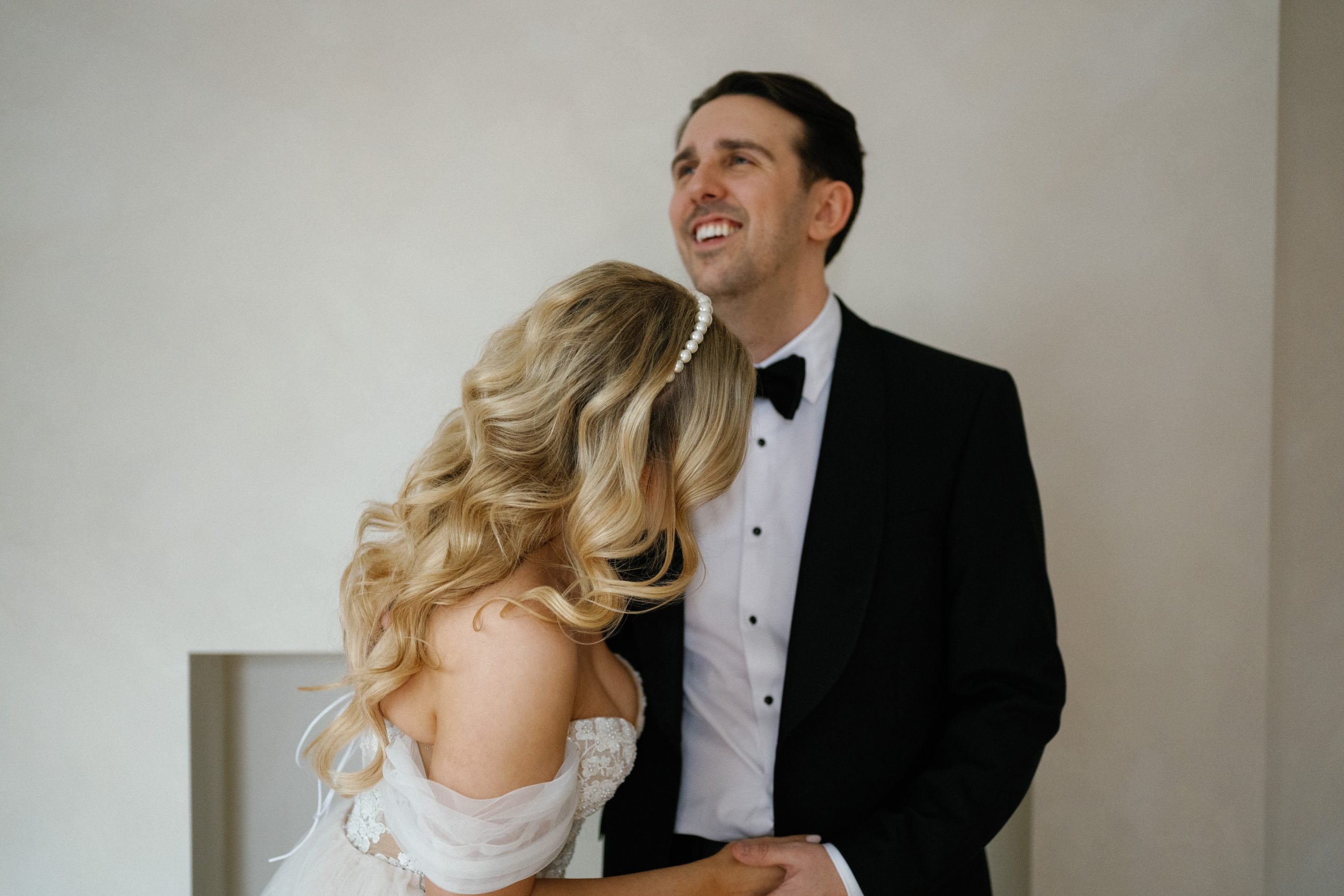 beautiful couple photos of bride and groom at Archive Studios